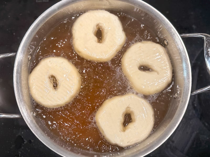 overnight sourdough bagels 14