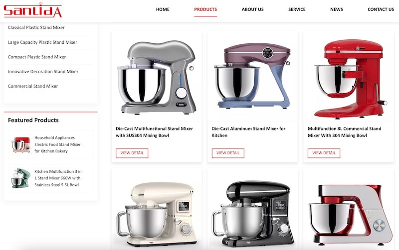 sanlida stand mixers