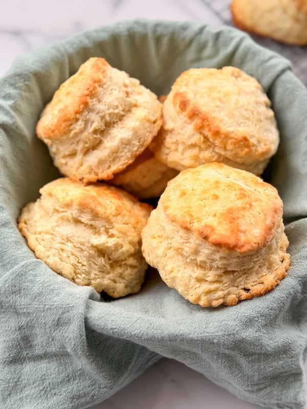 Quick and Easy Sourdough Buttermilk Biscuits