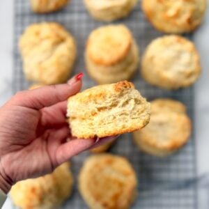 The Easiest Sourdough Buttermilk Biscuits