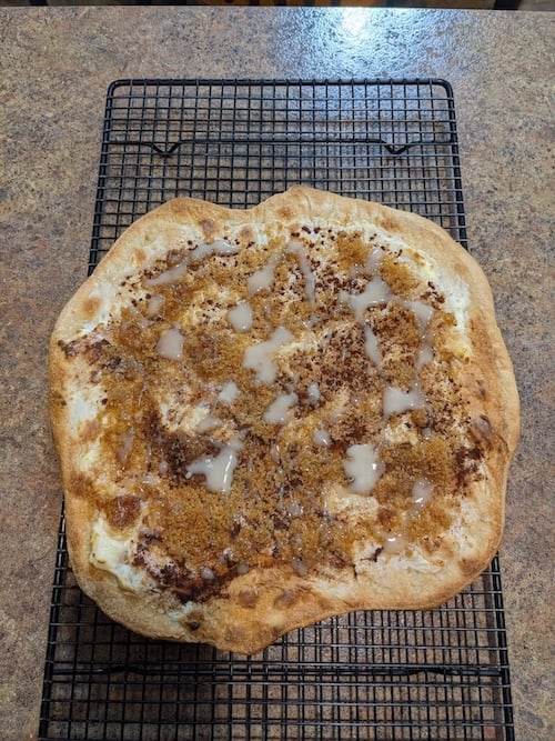 dessert pizza
