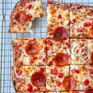 sourdough thin crust pizza