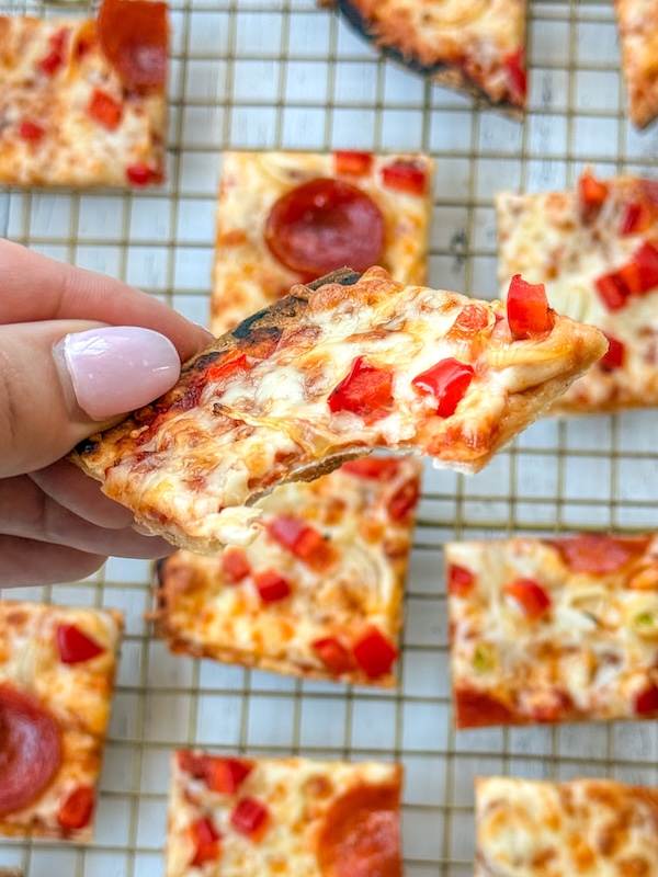 thin crust sourdough pizza