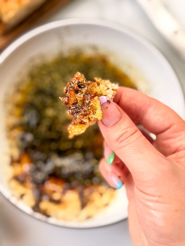Dipping Oil with Italian Seasoning for Sourdough