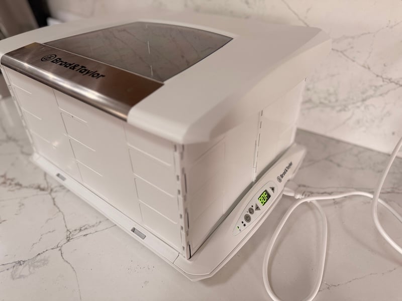 dough in brod and taylor proofing box set to 80 degrees fehrenheit