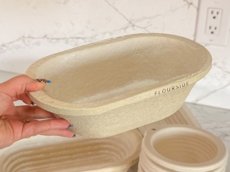 flourside oval smooth medium size banneton