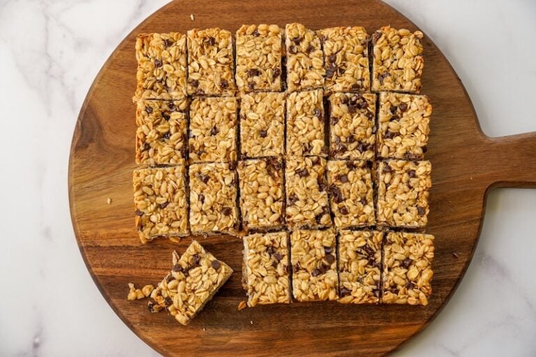 Quick Sourdough Discard Granola Bars