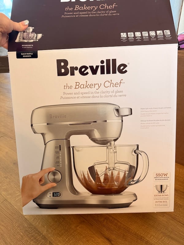 front of breville bakery chef box
