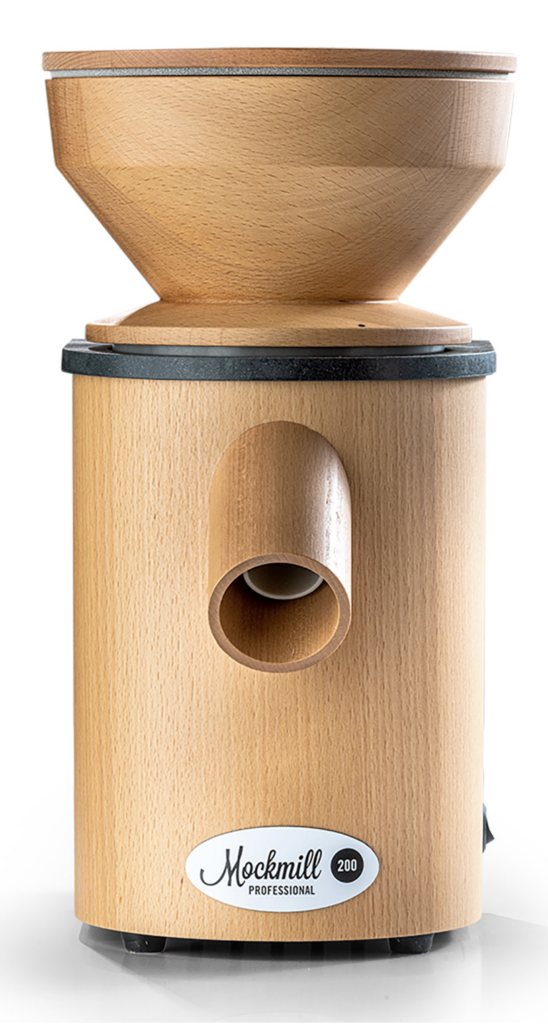 Mockmill Professional 200 stone grain mill with wood housing