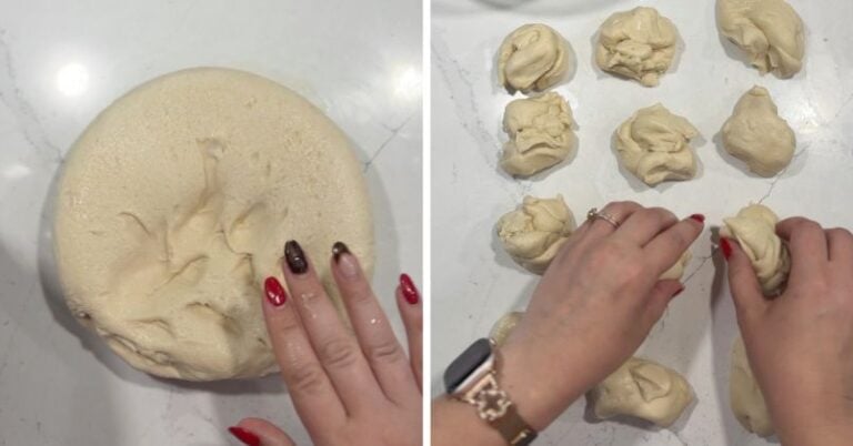 turn out and divide dough into twelve