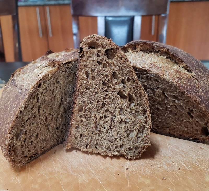 brown bread made with freshly milled flour 1